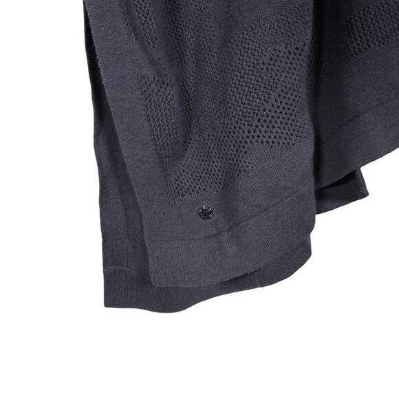 Lululemon Womens Find Your Light Wrap Heathered Gray Moonwalk Silk Camo Cardigan - Picture 13 of 15